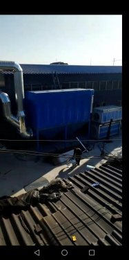 鑄造廠除塵器設備+廢氣處理設備在現(xiàn)場安裝中