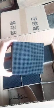 炭窯廠煙氣處理設備更換防水型高碘值蜂窩炭
