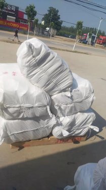 吉林白山市水泥廠滌綸布袋500條發(fā)貨